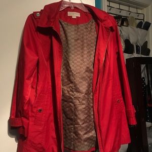 Red Michael Kors Jacket